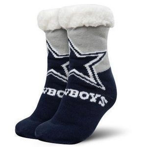 Dallas Cowboys Footie Sipper Socks